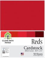 reds assorted cardstock pack sheets crafting logo