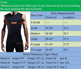 img 2 attached to Enhance Performance with Neleus Athletic Sleeveless Compression Black