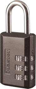 img 4 attached to 🔒 Black Master Lock 647D Padlock - 1 inch