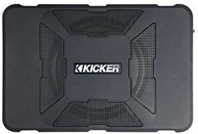 img 4 attached to 🔊 Мощный и компактный: KICKER 11HS8 8" 150W Hideaway Car Audio Powered Subwoofer Sub Enclosure HS8