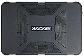 img 1 attached to 🔊 Мощный и компактный: KICKER 11HS8 8" 150W Hideaway Car Audio Powered Subwoofer Sub Enclosure HS8