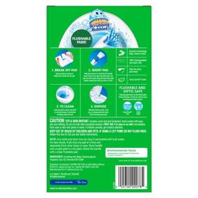 img 2 attached to 🚽 20ct Scrubbing Bubbles Fresh Brush Flushables Refill - Toilet and Toilet Bowl Cleaner with Citrus Action Scent - Eliminates Odors and Limescale