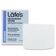 lafe's unscented crystal rock deodorant stone - plastic-free 24-hour odor protection (5.5 oz) logo