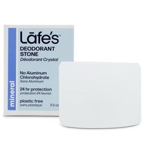img 4 attached to Lafe's Unscented Crystal Rock Deodorant Stone - Plastic-Free 24-Hour Odor Protection (5.5 oz)