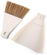 pensino japanese style mini broom and dustpan set - ideal for cleaning table countertop, kid's mess & pet hair removal logo