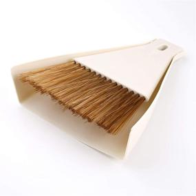 img 2 attached to Pensino Japanese Style Mini Broom and Dustpan Set - Ideal for Cleaning Table Countertop, Kid's Mess & Pet Hair Removal