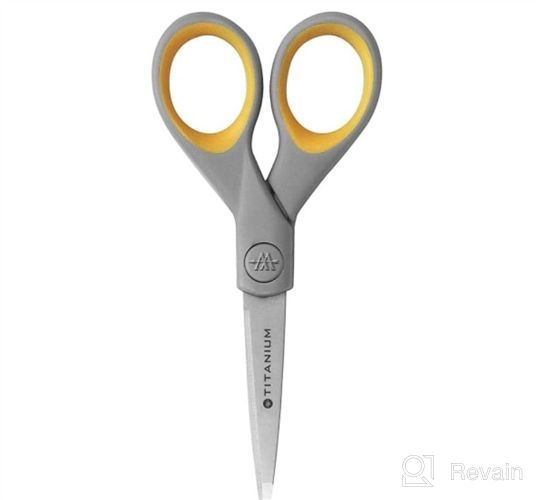 img 1 attached to ✂️ Titanium Bonded Scissors by Westcott, 8-inch review by Chris Wade