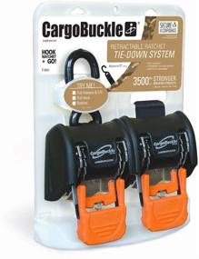 img 1 attached to 🔒 CargoBuckle F18800 G3 Retractable Ratchet Tie-Down System, 2-Pack - Secure Your Cargo with Ease!