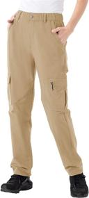 img 4 attached to Rdruko Women's Water-Resistant Hiking Pants - Quick Dry UPF 50 Travel Camping Work Pants with Zipper Pockets