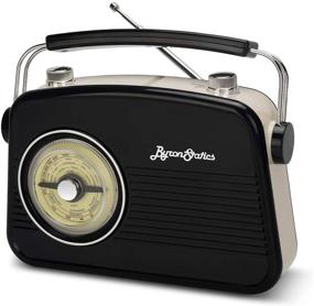 img 4 attached to 📻 Byron Statics Portable Radio: Vintage Retro AM FM Radio with Built-In Speakers for Best Reception and Longest Lasting Performance – Power Plug or 1.5V AA Battery (Black)