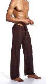 img 1 attached to 👖 Men's Clothing: Ubrand Casual Lounge Trousers Sleepwear & Sleep & Lounge Attire