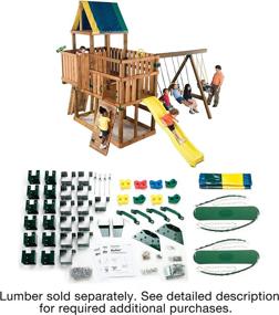 img 3 attached to All-Inclusive Hardware Kit for Kodiak Custom Play Set - Wood Not Included