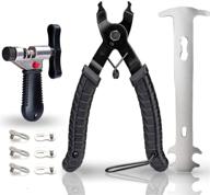 🚲 gornorva bike chain tools- chain hook, chain cutter, bike link plier, chain wear indicator tool + 3 pairs bicycle missing links- road and mountain bike chain repair tools for all models bike chains logo