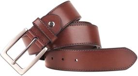img 1 attached to Trendy LABMGW Men's Tall Brown 👨 Belt: A Must-Have Among Women's Belt Accessories!