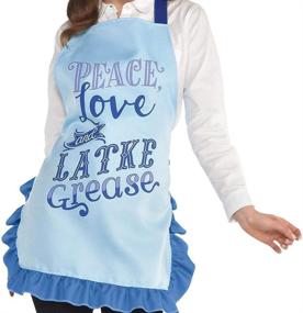 img 1 attached to Blue Hanukkah Apron Chanukah Accessory