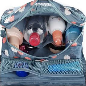 img 2 attached to Hanging Toiletry Cosmetic Organizer Waterproof Tools & Accessories