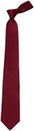 👔 solid red necktie for boys - b adf 24 - boys' accessory for neckties logo