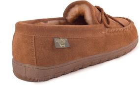 img 2 attached to 🐏 Chestnut Men's Sheepskin Moccasins by RJs Fuzzies - Loafers & Slip-Ons