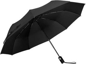 img 4 attached to Umbrella Windproof Repellent Reinforced Fiberglass Automatic