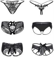 lingerie nightaste assorted bow knot t string women's clothing logo