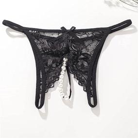 img 1 attached to Lingerie Nightaste Assorted Bow Knot T String Women's Clothing