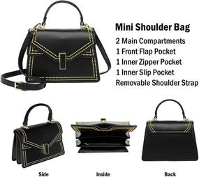 img 1 attached to Scarleton Compartment Crossbody Shoulder H2077_208601 Women's Handbags & Wallets and Satchels