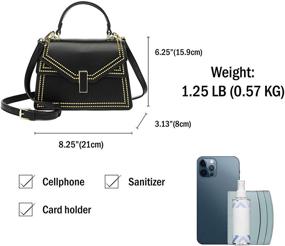 img 2 attached to Scarleton Compartment Crossbody Shoulder H2077_208601 Women's Handbags & Wallets and Satchels