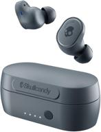 skullcandy sesh evo true wireless in-ear earbud - chill grey: unbeatable sound and style! logo