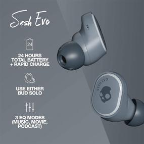 img 2 attached to Skullcandy Sesh Evo True Wireless In-Ear Earbud - Chill Grey: Unbeatable Sound and Style!