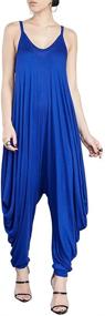 img 4 attached to Dreamskull Women's Spaghetti Neckline Jumpsuit: Women's Clothing and Jumpsuits, Rompers & Overalls