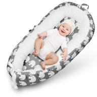 koyobee baby lounger: portable co-sleeping nest for babies - breathable bassinet for safe and sound sleep, ideal for infants 0-12 months logo