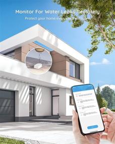 img 3 attached to 🌊 Govee WiFi Water Sensor: 100dB Adjustable Audio Alarm & Smart App Alerts, Leak & Drip Detector for Home, Basement | Email Notifications (Not Support 5G WiFi)