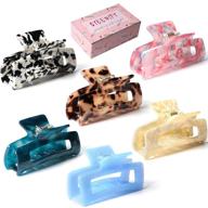 💁 syeenify hair claw clips: ultimate hair accessory for women & girls with all types of hair! logo