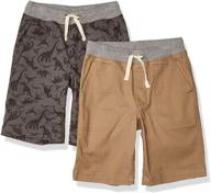 👕 amazon essentials boys' 2-pack pull-on woven clothing and shorts logo