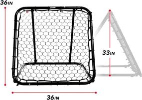 img 2 attached to Franklin Sports Basketball Rebounder Adjustable