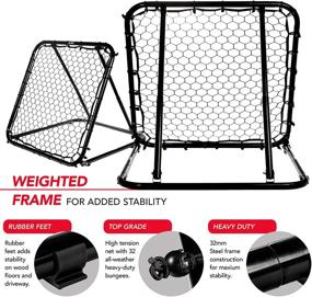 img 1 attached to Franklin Sports Basketball Rebounder Adjustable