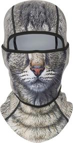 img 4 attached to CUIMEI 3D Balaclava Ski Face Mask for Cold Weather, Motorcycle, and Halloween Costume - Enhanced SEO