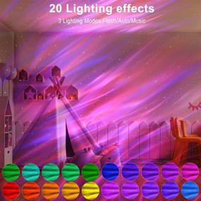 img 3 attached to Galaxy Star Projector Night Light with Remote Control and Bluetooth Speaker - Timer, Aurora Borealis Northern Lights, UFO Starry Skylight for Kids and Adults - Bedroom, Living Room, Festival Party Decor