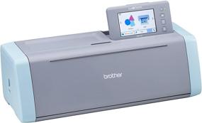 img 1 attached to Brother ScanNCut DX, SDX125, 5” LCD Touch Screen, Wireless Connectivity, High-Resolution 🖨️ 600 DPI Scanner, 682 Built-in Designs Home Electronic Cutting Machine, Grey/Aqua (Previous Model)