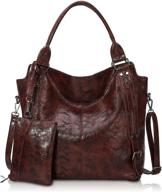 angel barcelo handbags adjustable purple women's handbags & wallets logo