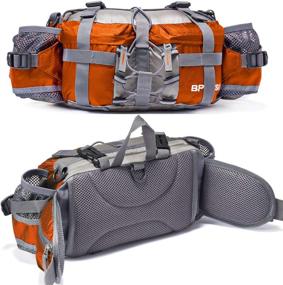 img 4 attached to 🏞️ VISCNE Outdoor Fanny Pack: Ultimate Waist Bag for Hiking & Fishing with 2 Water Bottle Holders