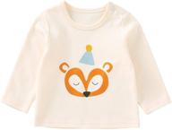 👶 pureborn baby toddler tee: cute cotton graphic t-shirt for your little one logo