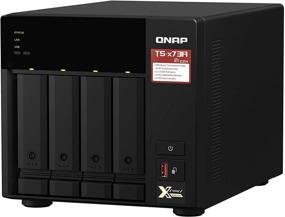 img 1 attached to 💾 High-Performance QNAP TS-473A-8G-US 4 Bay Desktop NAS with AMD Ryzen CPU and 8GB DDR4 Memory for Fast Network Storage (Diskless)