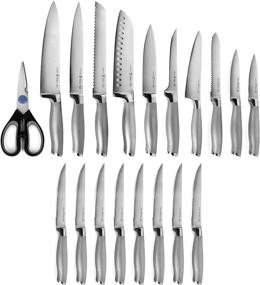 img 1 attached to 🔪 Henckels Modernist 20-pc Self-Sharpening Block Set: Sleek Design and Effortless Precision