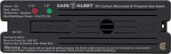 mti industries 35-741-bl safe-t-alert dual lp/co alarm - 12v, 35 series surface mount, black logo