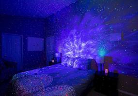 img 1 attached to ⭐ Experience Celestial Bliss with the Refurbished BlissLights Sky Lite LED Laser Star Projector: Transform Your Space into a Blue Starlit Galaxy