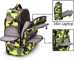 img 2 attached to 🎒 Durable Waterproof Camouflage Backpacks for Students' Storage Needs