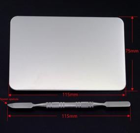 img 3 attached to 3 Sets Professional Makeup Palette Set with Spatula Tool - Butterfly, Rectangle, Heart Shape