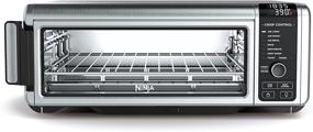 img 4 attached to Ninja SP101 Digital Air Fry Countertop Oven – 8-in-1 Function, Flip Up & Away for Storage Space, Air Fry Basket, Wire Rack & Crumb Tray Included (Silver)