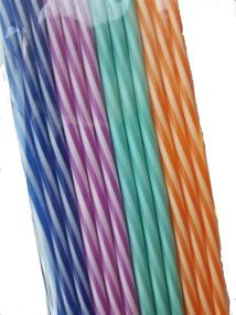 img 1 attached to 🥤 The Pioneer Woman Eco-Friendly Reusable Plastic Straws (Pack of 12)